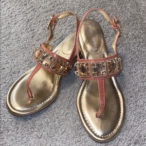 Arturo Chiang light coral sandals